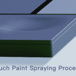 touch paint spraying process